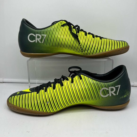 Nike Shoes Mens 11.5 Mercurial X Victory Indoor Soccer Yellow Green main image 8